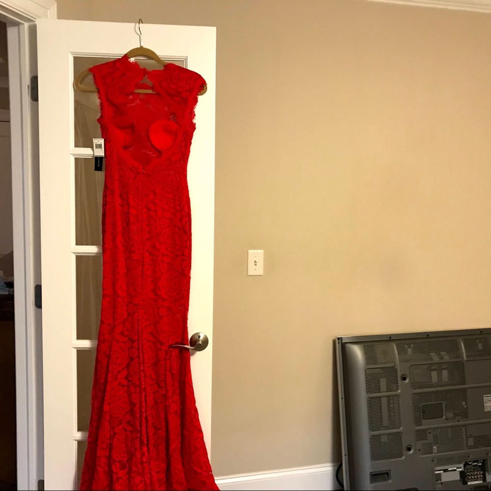 BETSY and Adam Red cocktail dress - Picture 7 of 7